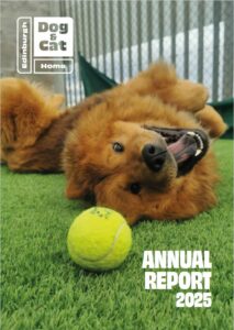 Edinburgh Dog and Cat Home Annual Report 2025 front cover